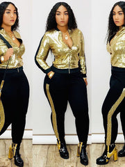 Load image into Gallery viewer, Sequined Two-Piece Set