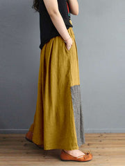 Load image into Gallery viewer, Long Patchwork Skirt