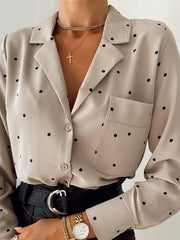 Load image into Gallery viewer, Polka Dot Blouse