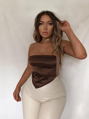 Load image into Gallery viewer, Satin Scarf Top