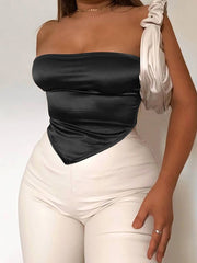 Load image into Gallery viewer, Satin Scarf Top