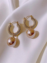 Load image into Gallery viewer, Fine Pearl Drop Earrings