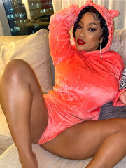 Load image into Gallery viewer, Long Sleeve Romper With Hood