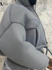 Load image into Gallery viewer, Crop Top Jacket