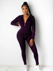 Load image into Gallery viewer, Two Piece Set Tracksuit