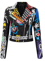 Load image into Gallery viewer, Long Sleeve Graffiti Jacket
