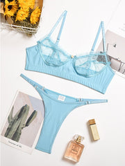 Load image into Gallery viewer, Ruffle Lace Lingerie Set