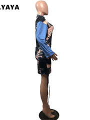 Load image into Gallery viewer, Tie Dye Patchwork Bodycon Mini Dress
