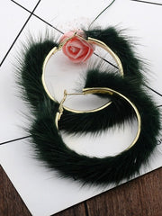 Load image into Gallery viewer, Fur Earrings