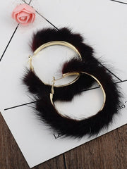 Load image into Gallery viewer, Fur Earrings