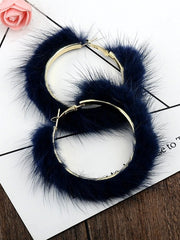 Load image into Gallery viewer, Fur Earrings
