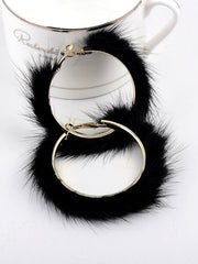Load image into Gallery viewer, Fur Earrings