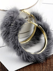 Load image into Gallery viewer, Fur Earrings