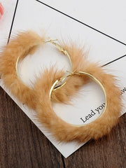 Load image into Gallery viewer, Fur Earrings