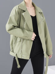 Load image into Gallery viewer, Faux Leather Jacket