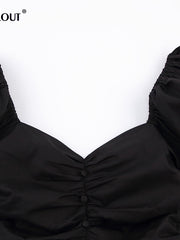 Load image into Gallery viewer, Lantern Sleeves Dress