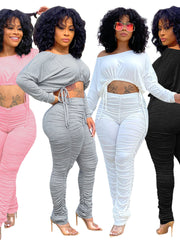 Load image into Gallery viewer, Scrunch Two Piece Set