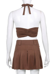 Load image into Gallery viewer, Halter Ruched Top