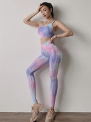 Load image into Gallery viewer, Tie Dye Yoga Set