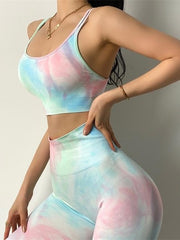 Load image into Gallery viewer, Tie Dye Yoga Set