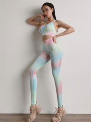 Load image into Gallery viewer, Tie Dye Yoga Set