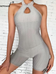 Load image into Gallery viewer, Ruched Butt Rompers