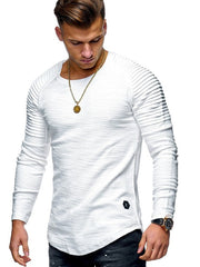 Load image into Gallery viewer, Long Sleeve Textured Shoulder Shirt