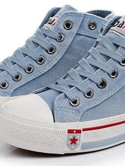 Load image into Gallery viewer, High-Top Canvas Sneakers