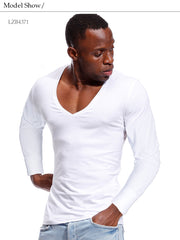 Load image into Gallery viewer, Deep V Neck T-shirt