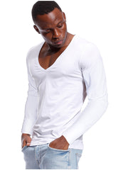 Load image into Gallery viewer, Deep V Neck T-shirt