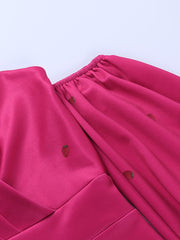 Load image into Gallery viewer, Off Shoulder Lantern Sleeve Dress