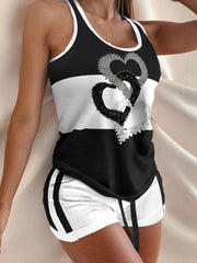 Load image into Gallery viewer, Top & Drawstring Shorts