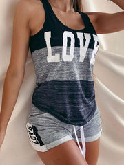 Load image into Gallery viewer, Top & Drawstring Shorts