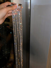 Load image into Gallery viewer, Tassel Rhinestone Hair Clip