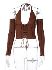 Load image into Gallery viewer, Long Sleeve Patchwork Top