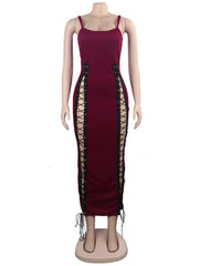 Load image into Gallery viewer, Side Lace-Up Dress