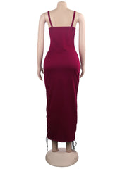 Load image into Gallery viewer, Side Lace-Up Dress