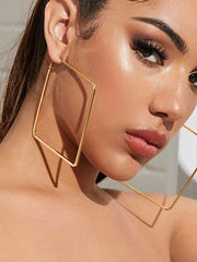 Load image into Gallery viewer, Oversize Square Earrings