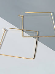 Load image into Gallery viewer, Oversize Square Earrings