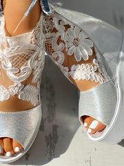 Load image into Gallery viewer, Chunky Lace Shoes