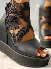 Load image into Gallery viewer, Chunky Lace Shoes