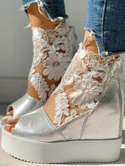Load image into Gallery viewer, Chunky Lace Shoes