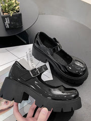 Load image into Gallery viewer, Chunky Mary Janes Shoes