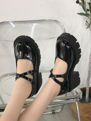Load image into Gallery viewer, Chunky Mary Janes Shoes