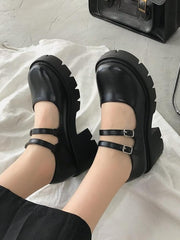 Load image into Gallery viewer, Chunky Mary Janes Shoes