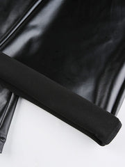 Load image into Gallery viewer, Black Faux Leather Pants