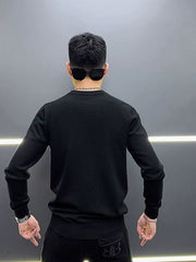 Load image into Gallery viewer, Rhinestone Skull Long-Sleeve T-Shirt