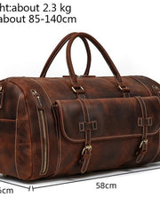 Load image into Gallery viewer, Travel Leather Bag