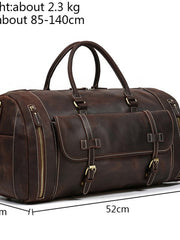 Load image into Gallery viewer, Travel Leather Bag