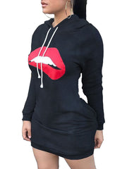 Load image into Gallery viewer, Hooded Mini Dress